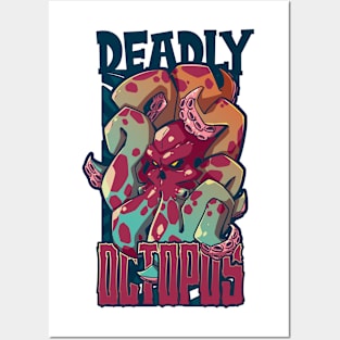 DEADLY OCTOPUS Posters and Art